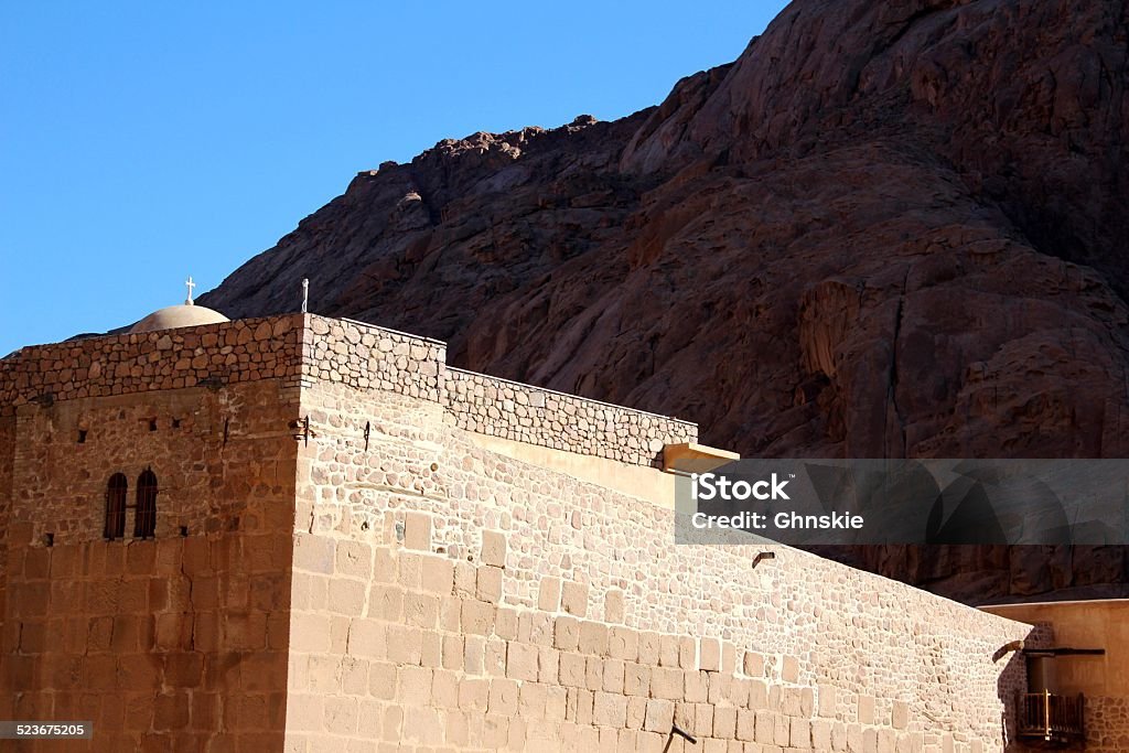 Saint Catherine Monastery Corner View Saint Catherine Monastery Mount Sinai Egypt Architecture Stock Photo