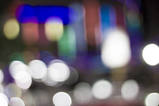 istock Christmas abstract background with bokeh lights 523676843