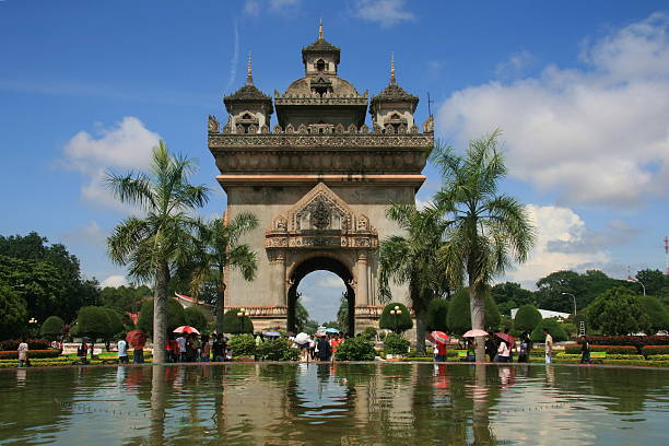 istock Patuxai Gate, Vientiane, Laos 523677611