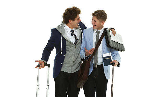 istock Brothers laughing and discussion 523688114