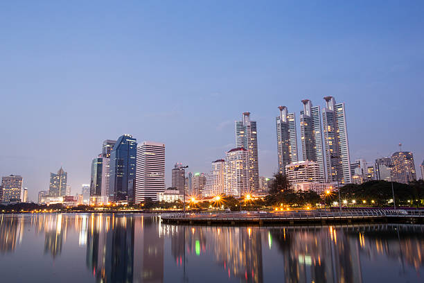 istock benchakitti park bangkok thailand night city 523692049