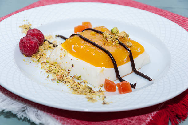 istock Italian dessert panna cotta 523692624