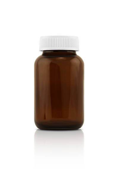 istock blank supplement bottle isolated on white background 523694499