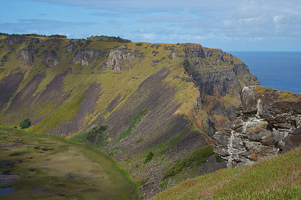 istock Volcano Rano Kau on Easter Island 523695112