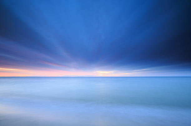 istock Beautiful sunset over Baltic sea 523695977
