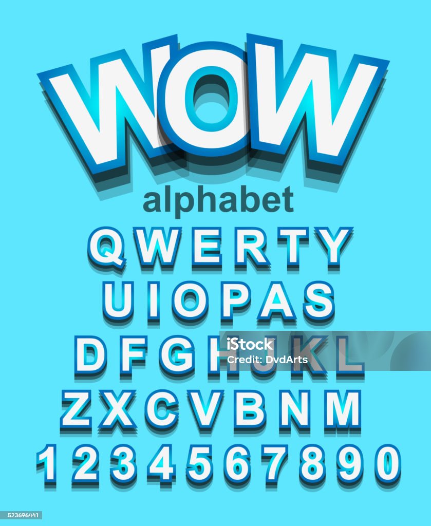 Colorful Alphapet Font To Use For Childrens Parties Invitation Stock  Illustration - Download Image Now - iStock