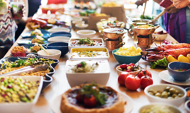 istock Catering Eating Companionship Buffet Festive Concept 523697408