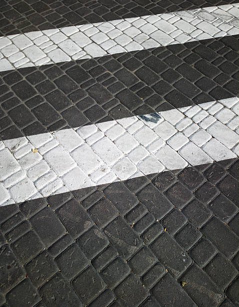 istock Crosswalk on street (close up). 523700818