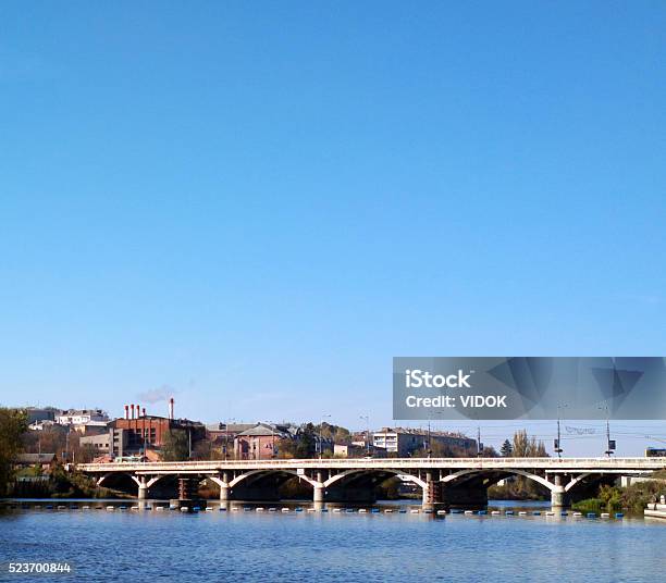 The Bridge Over The River South Bug In Vinnytsia City Stock Photo - Download Image Now