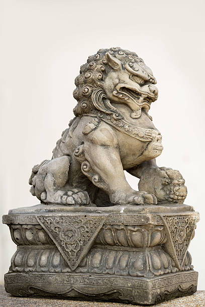 istock Singha Stone statue in Phuket, Thailand 523700894