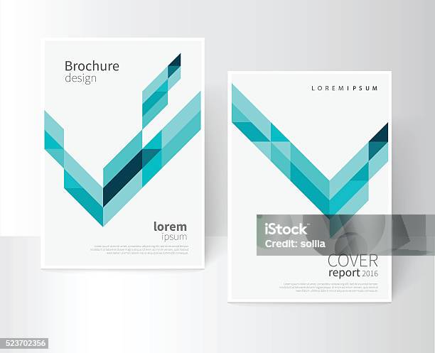 Brochure Cover Template Stock Illustration - Download Image Now - Book Cover, Brochure Cover, Plan - Document