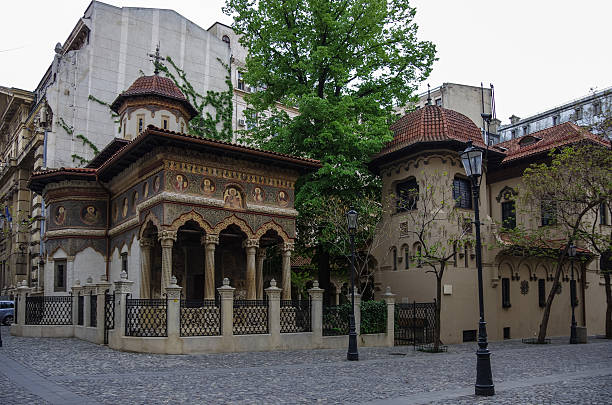 istock Stavropoleos monastery,St. Michael and Gabriel church in Buchare 523703006