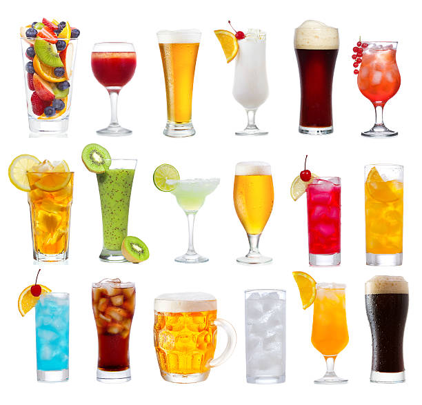 istock Set of various drinks, cocktails and beer 523706325