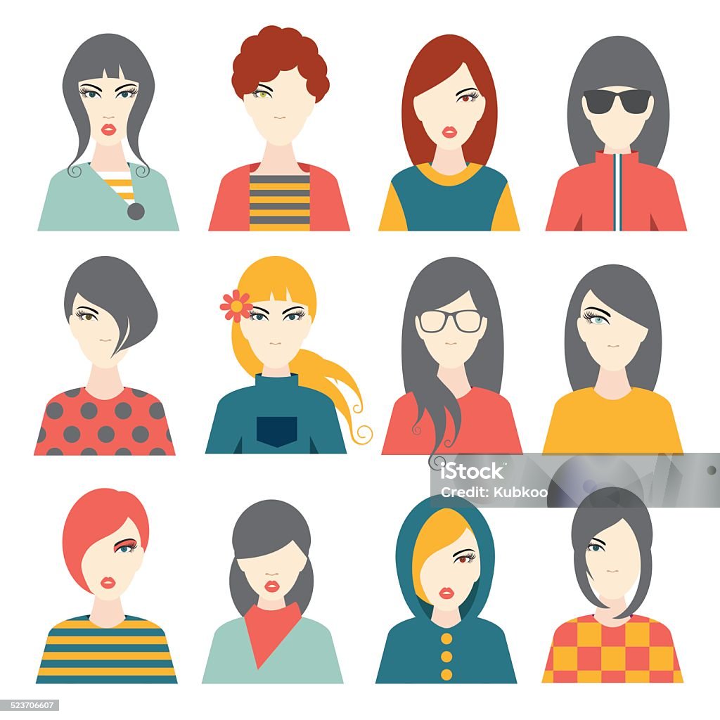 Hình Ảnh Avatar Của Người Phụ Nữ Hình minh họa Sẵn có - Tải xuống ...