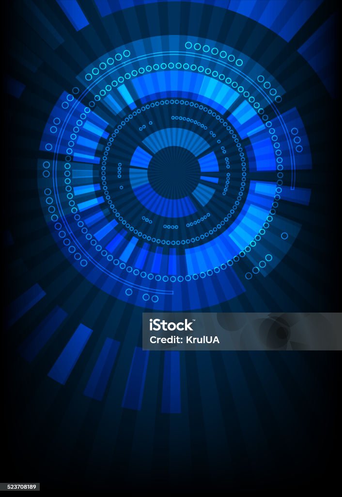 Abstract Color Technology Background Stock Illustration - Download ...