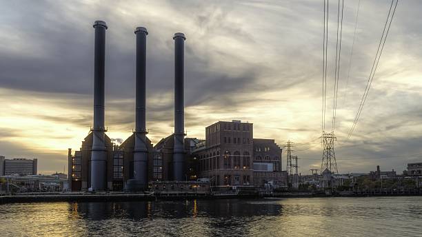 istock Providence Power Station at Sunset 523708969