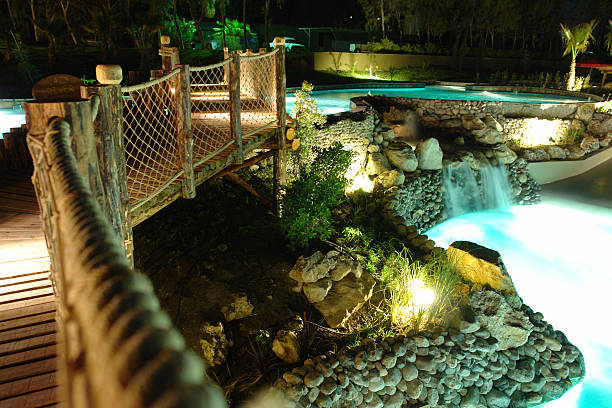 istock Water Resort at Night 523709745