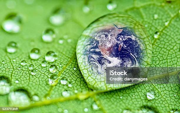 Raindrop Stock Photo - Download Image Now - Water, Sustainable Resources, Dew