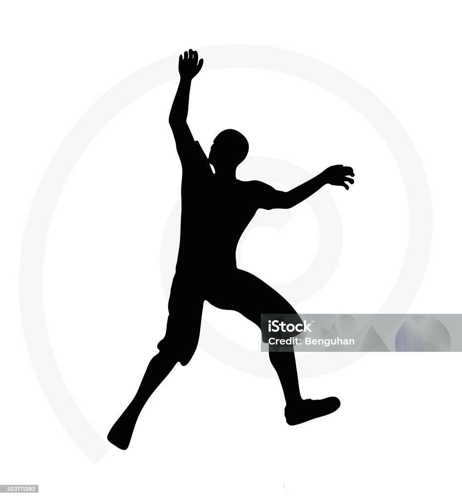 illustration of senior climber man silhouette illustration of senior climber man silhouette isolated on white background  - in climbing pose 25-29 Years stock vector