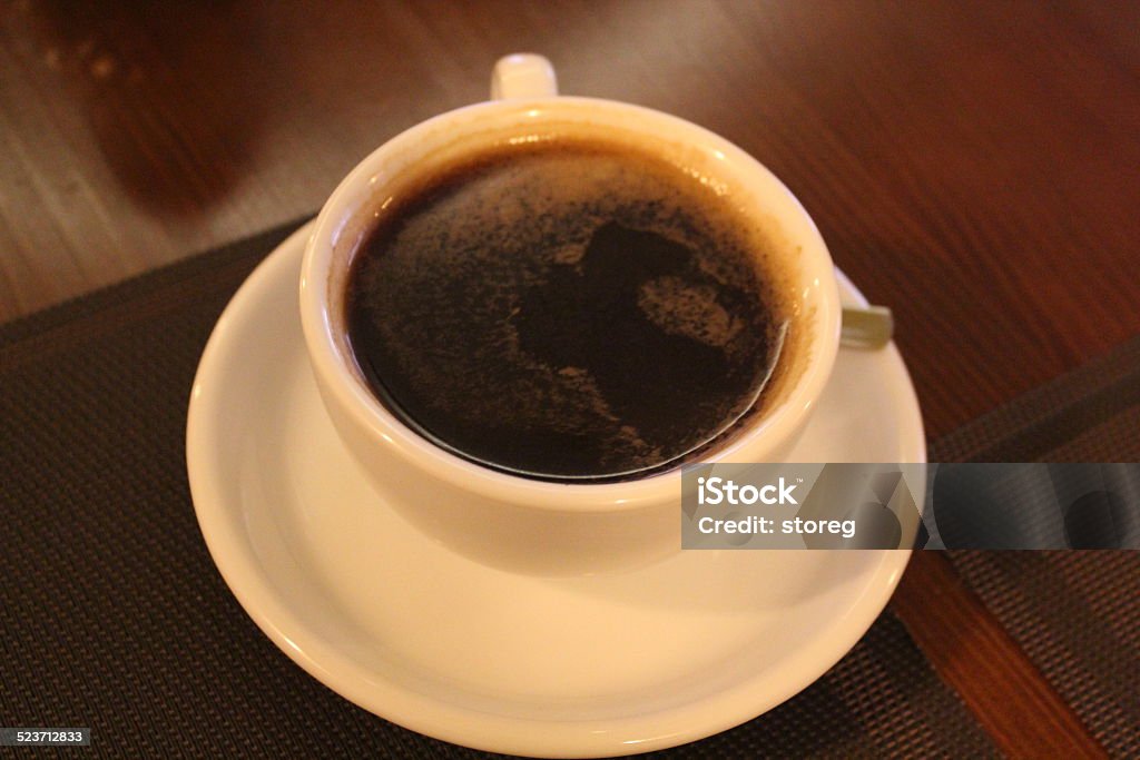 Black Coffee Above Stock Photo