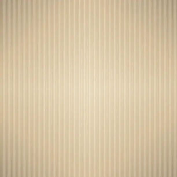 Vector illustration of Corrugated cardboard as background