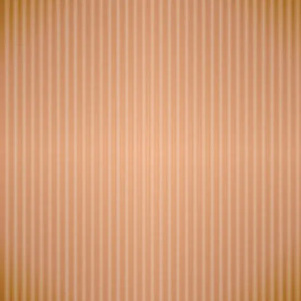 Vector illustration of Corrugated cardboard