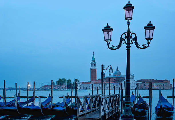 istock Venice at night, lagoon and San Giorgio Maggiore 523721401