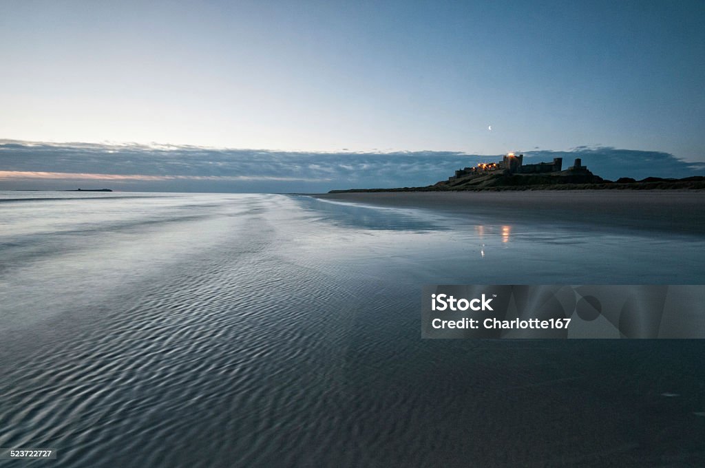 Bamburgh Castle Beach Bamburgh Castle Beach in Northumberland, UK Bamburgh Stock Photo