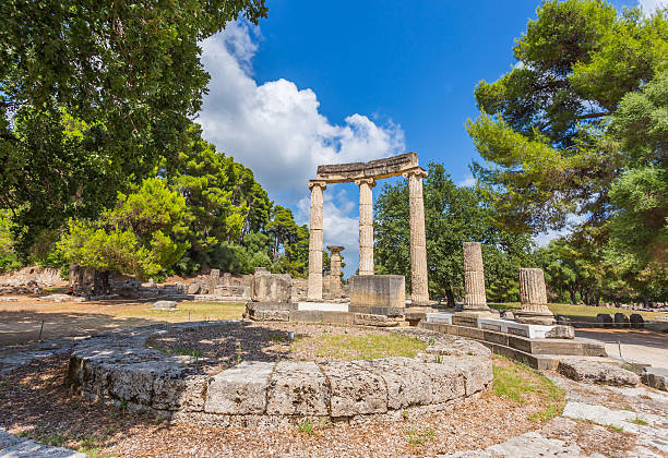 istock ancient ruins of the  Philippeion, Ancient Olympia 523723621