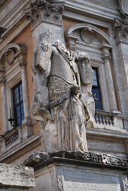istock Campidoglio square (Piazza del Campidoglio) in Rome, Italy 523724039