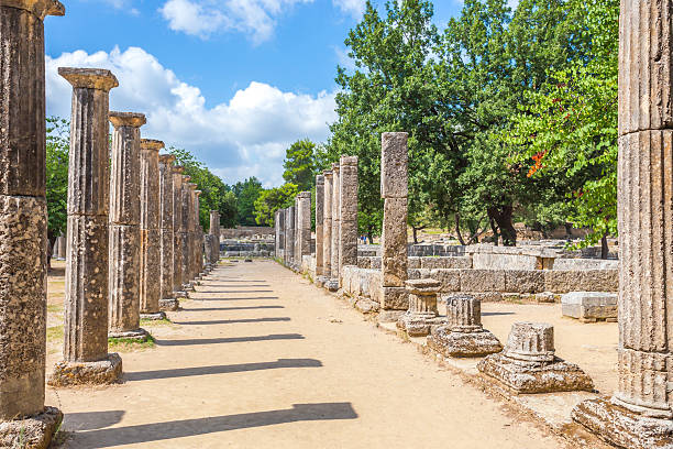 istock ruins in Ancient Olympia, Peloponnes, Greece 523724335