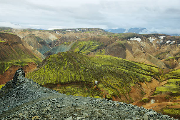 istock Multicolored mountains at Landmannalaugar, 523724515