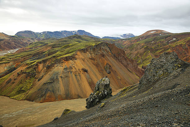 istock Multicolored mountains at Landmannalaugar, 523724561