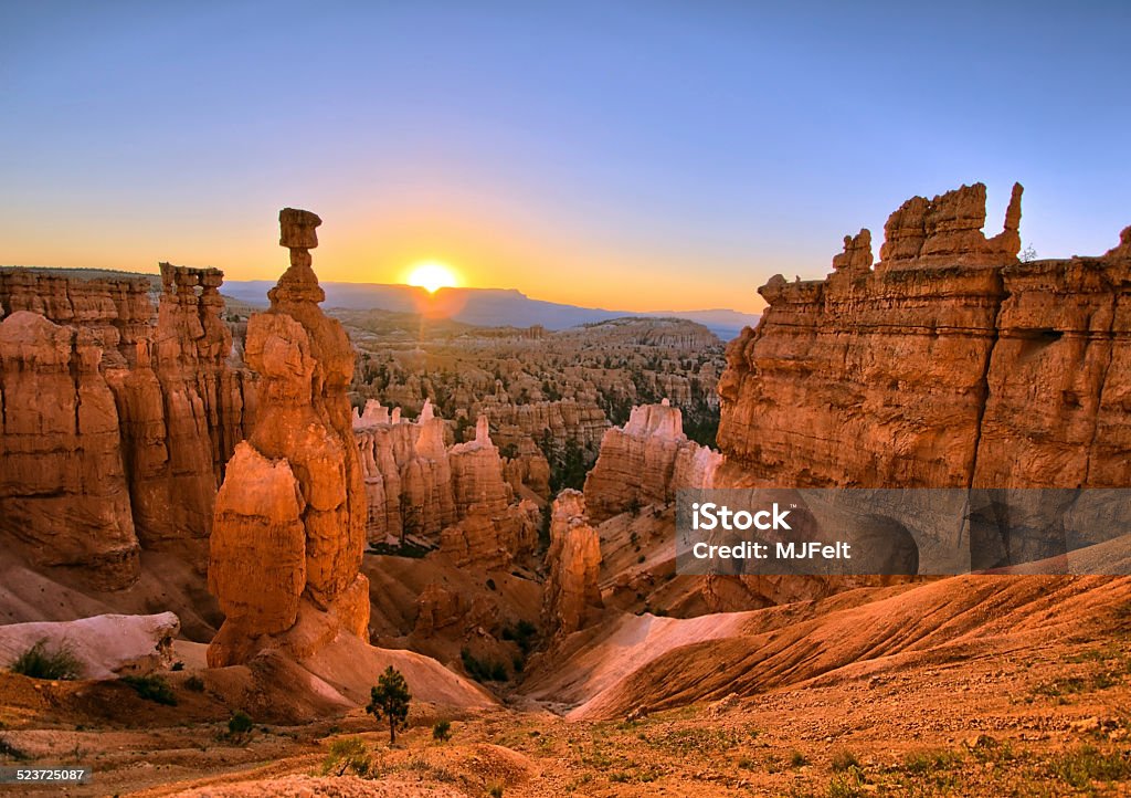 Bryce Canyon Sonnenaufgang - Lizenzfrei Bryce Canyon-Nationalpark Stock-Foto