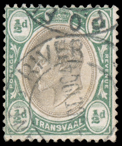 istock stamp printed in UK shows King George V 523725587