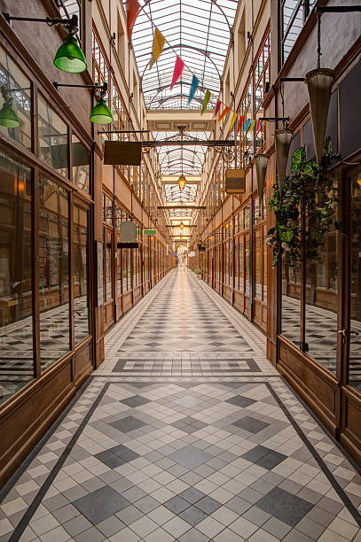 Found in the 2nd arrondissement, this antique passage way is home to many unique shops.  It is three stories high glass covered and opened around 1825.