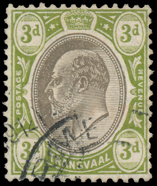istock stamp printed in UK shows King George V 523725939