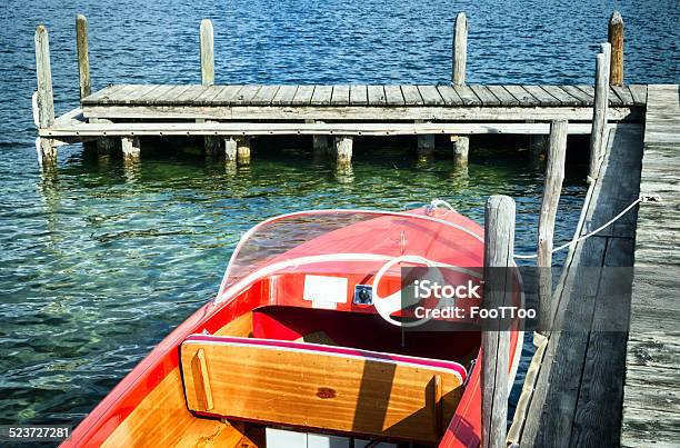 Old Boat Stock Photo - Download Image Now - Anchored, Antique, Blue