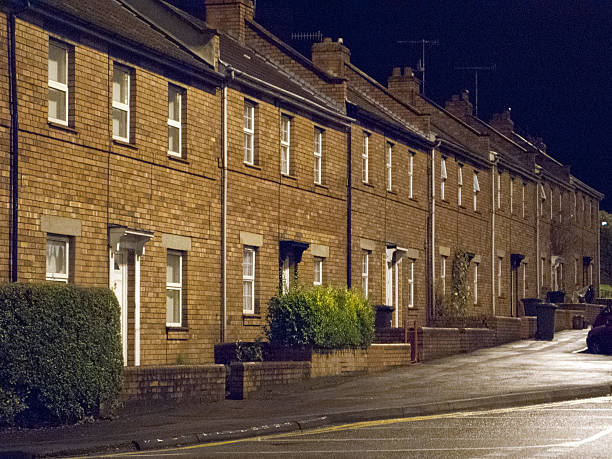 istock Row of Houses in the Evening 523728231