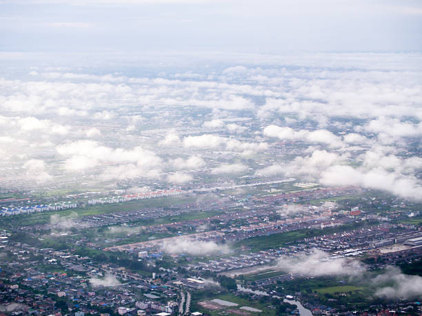 istock aerial view of village landscape 523734191