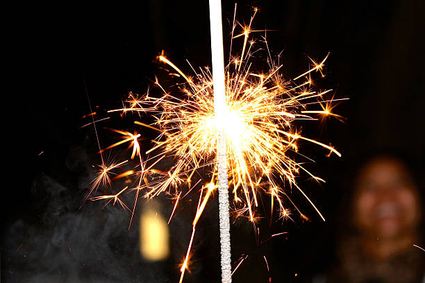 istock Sparklers on New Years Eve 523734231
