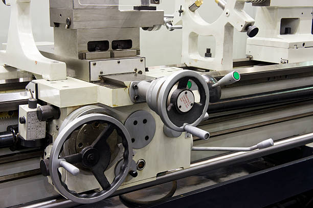 istock Part of the lathe 523737637