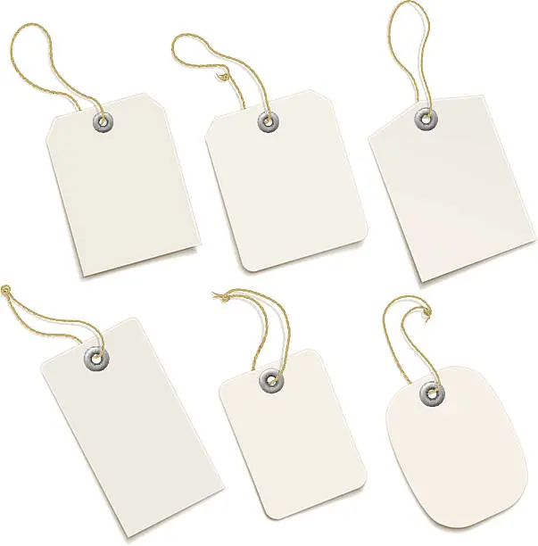 Vector illustration of Paper Tags