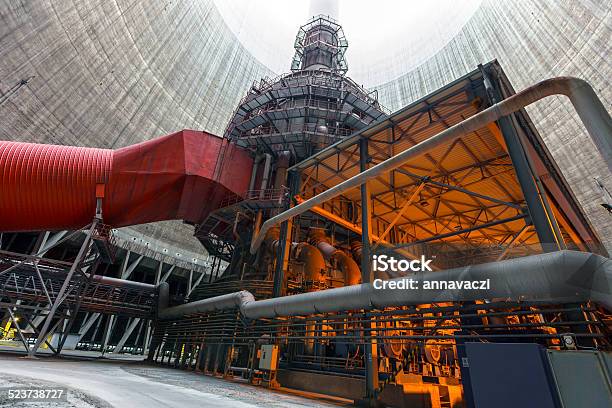 Thermal Power Plant Interior Stock Photo - Download Image Now - Nuclear Power Station, Indoors, Factory