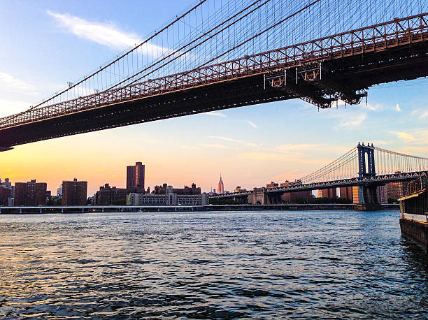 istock Brooklyn and Manhattan Bridge, New York, USA 523739373