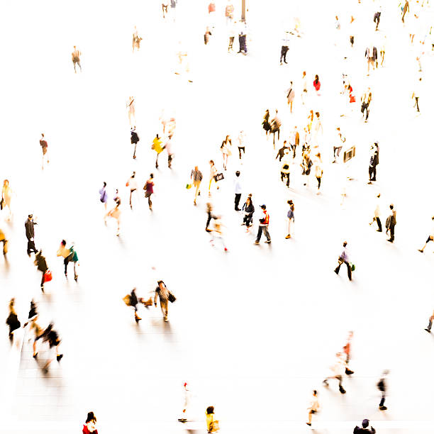 istock Hurried walk people 523740701