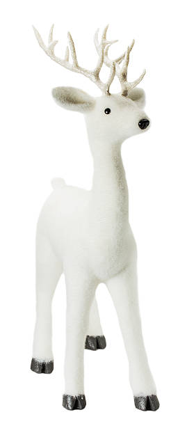 istock Christmas deer on the white background 523749691