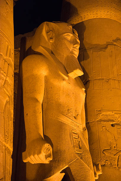 istock Close up of Ramses statue, Luxor Temple, Egypt 523752211