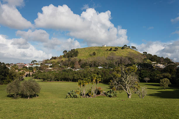 view of Mount Victoria in Devonport, New Zealand