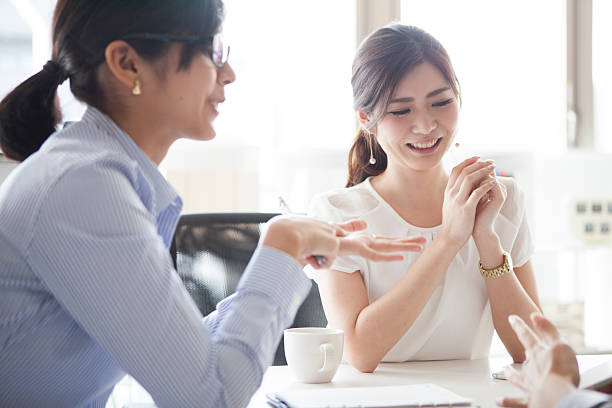 istock Women who are eagerly planning conference 523776346